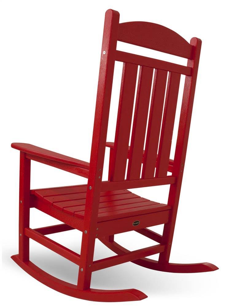 POLYWOOD Presidential Rocking Chair - Sunset Red