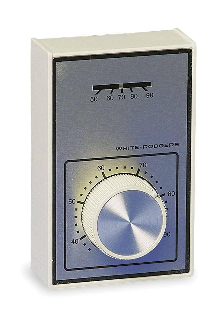 Line Volt Mechanical Tstat, White-Rodgers, 1A16-51