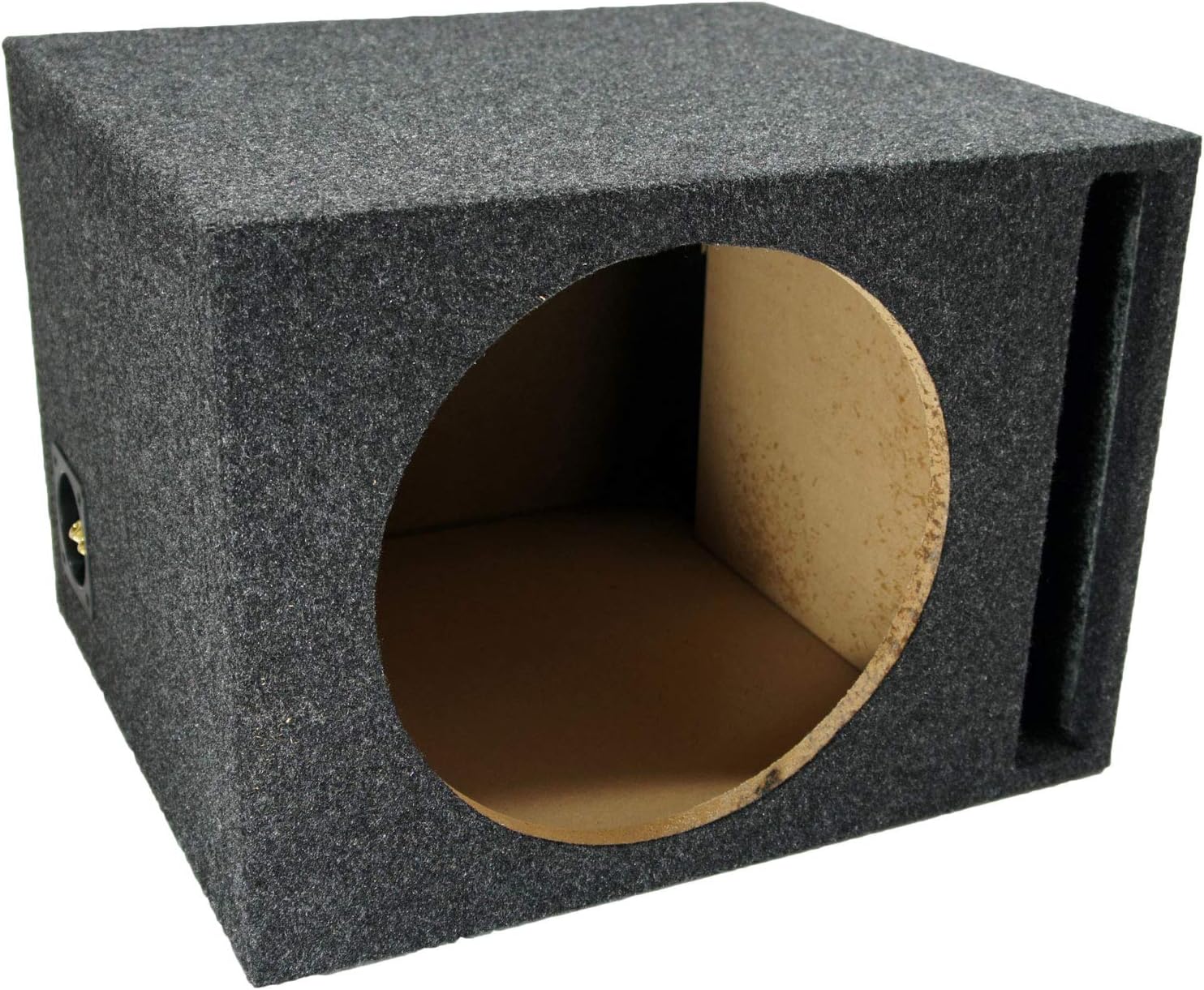 Car Audio Single 12" Vented Subwoofer Stereo Sub Box Ported Enclosure 5/8" MDF Pack of 2