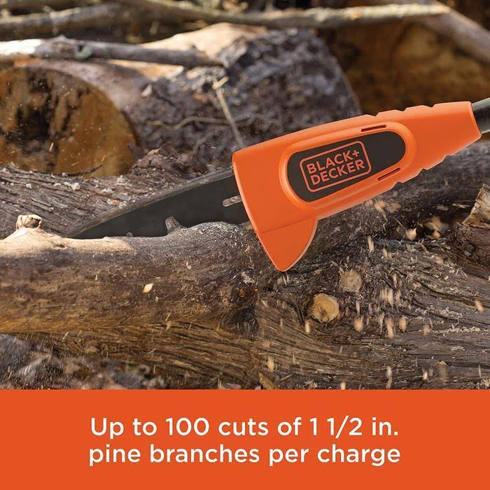 Black+decker Lpp120 20V Lithium Ion Pole Saw, 8x22