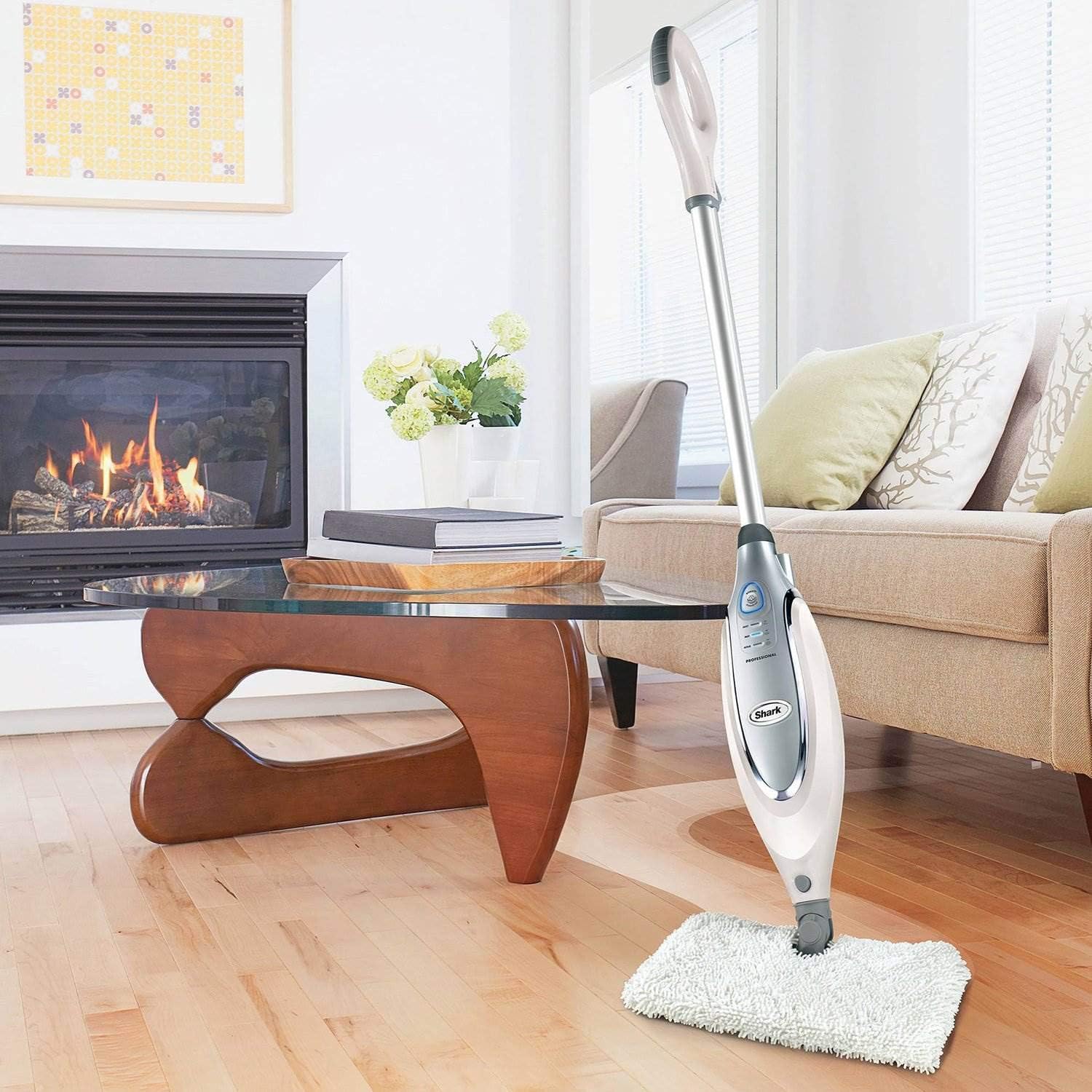Shark Professional Dust Mop Scrub Steam Electric Corded Pocket Mop | S3801CO