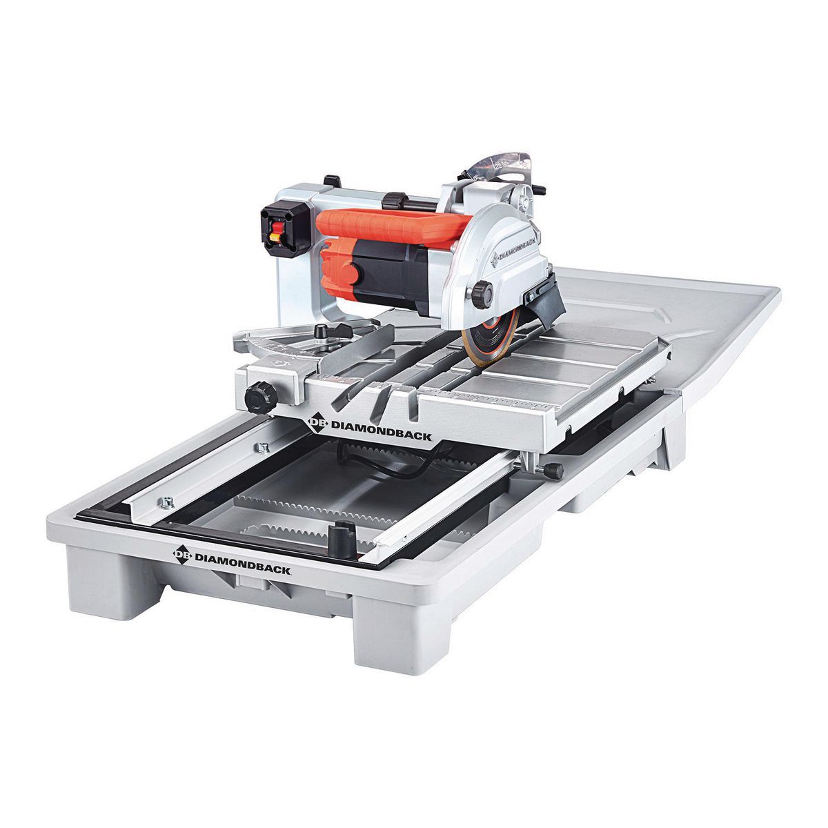 DIAMONDBACK 10 Amp, 7 in. Wet Tile Saw with Sliding Table
