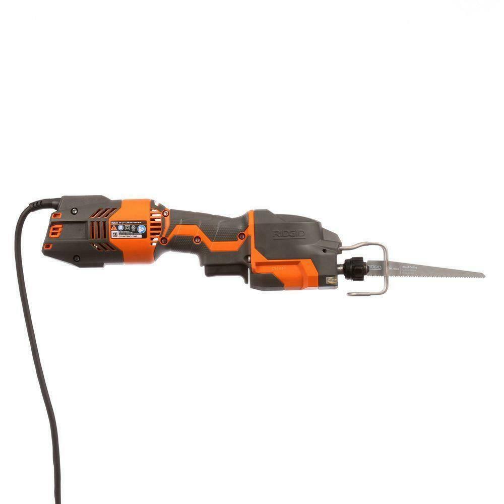 Ridgid 6-Amp Thru Cool One-Handed Orbital Reciprocating Saw Kit R3031