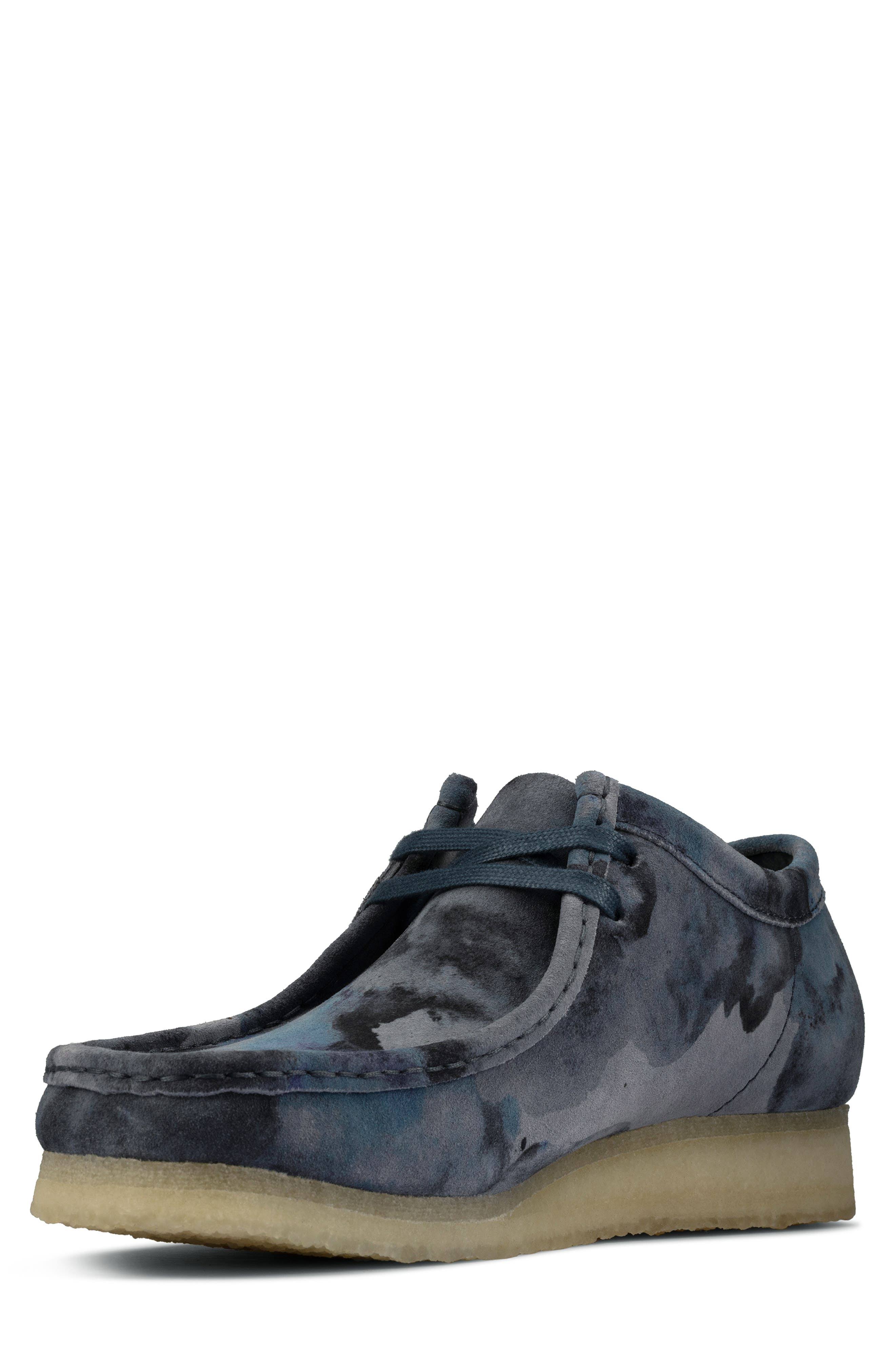 Clarks Wallabee &Blue Camo& 11