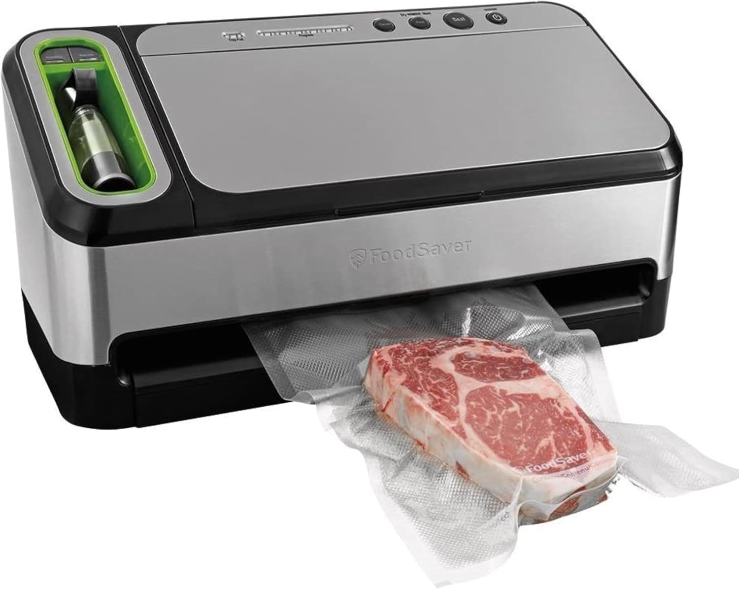 FoodSaver 4800 Vacuum Sealer Machine Bundle with Reusable Quart Vacuum Zipper Bags