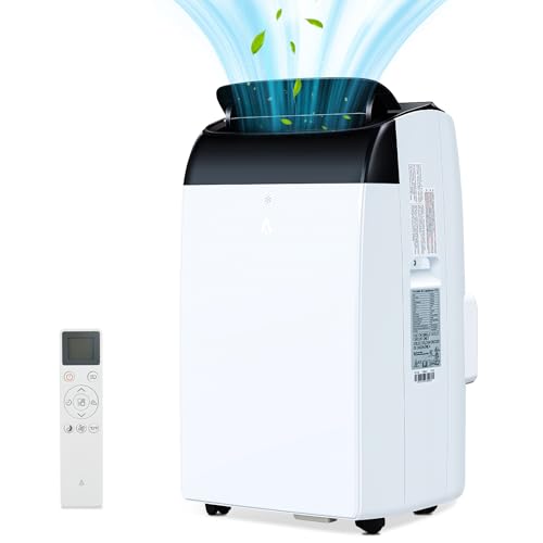 12000 BTU Portable Air Conditioners with Remote Control 3-in-1 Free Standing Cooling AC Unit with Fan & Dehumidifier, Cools Room up to 550 Sq. Ft