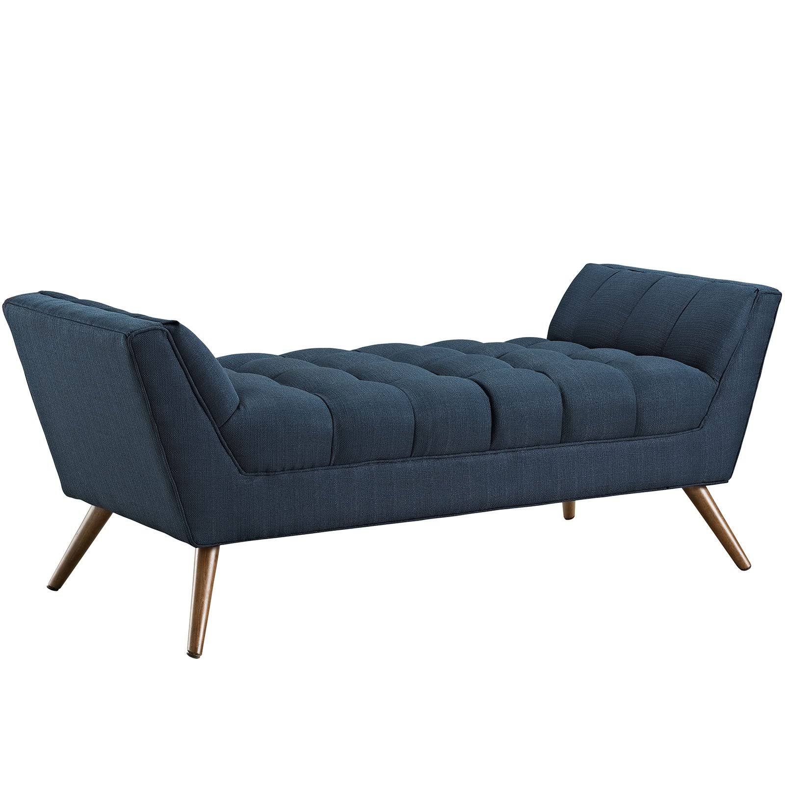 Modway Response Fabric Bench, Medium, Wheatgrass