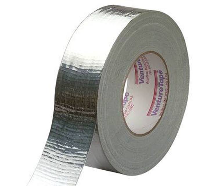 3M/VENTURE Tape 1502 Metalized Duct Tape 48mm x 55m x 11mil Silver 6 Roll Case