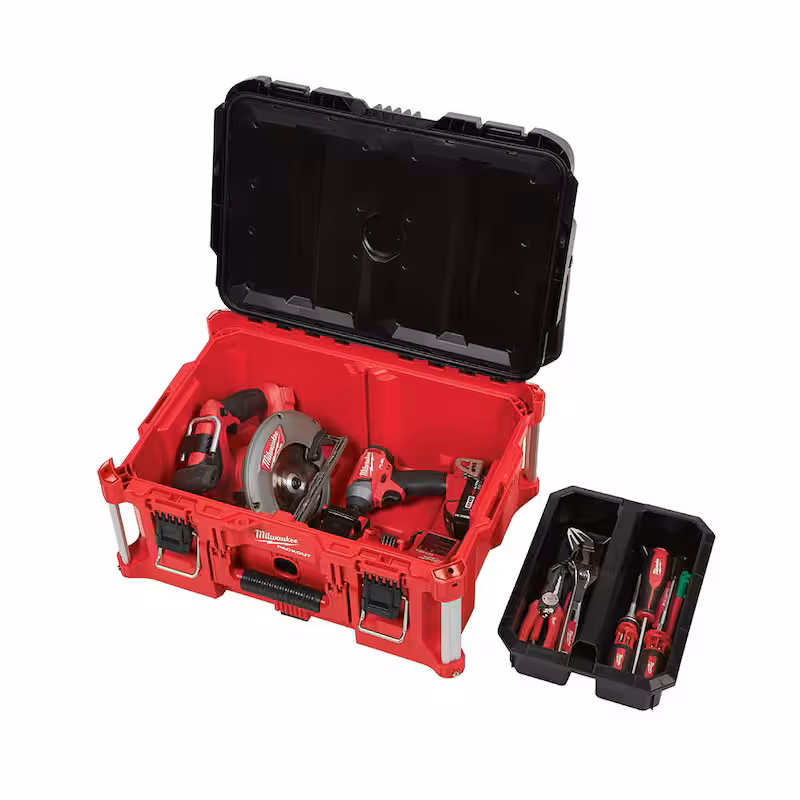 PACKOUT 22 in. Rolling Tool Box/22 in. Large Tool Box/18.6 in. Tool Storage Crate Bin