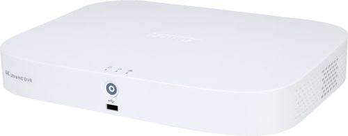 Lorex - 8-Channel, 8-Camera Indoor/Outdoor Wired 4K UHD 2TB DVR Surveillance System - White - White