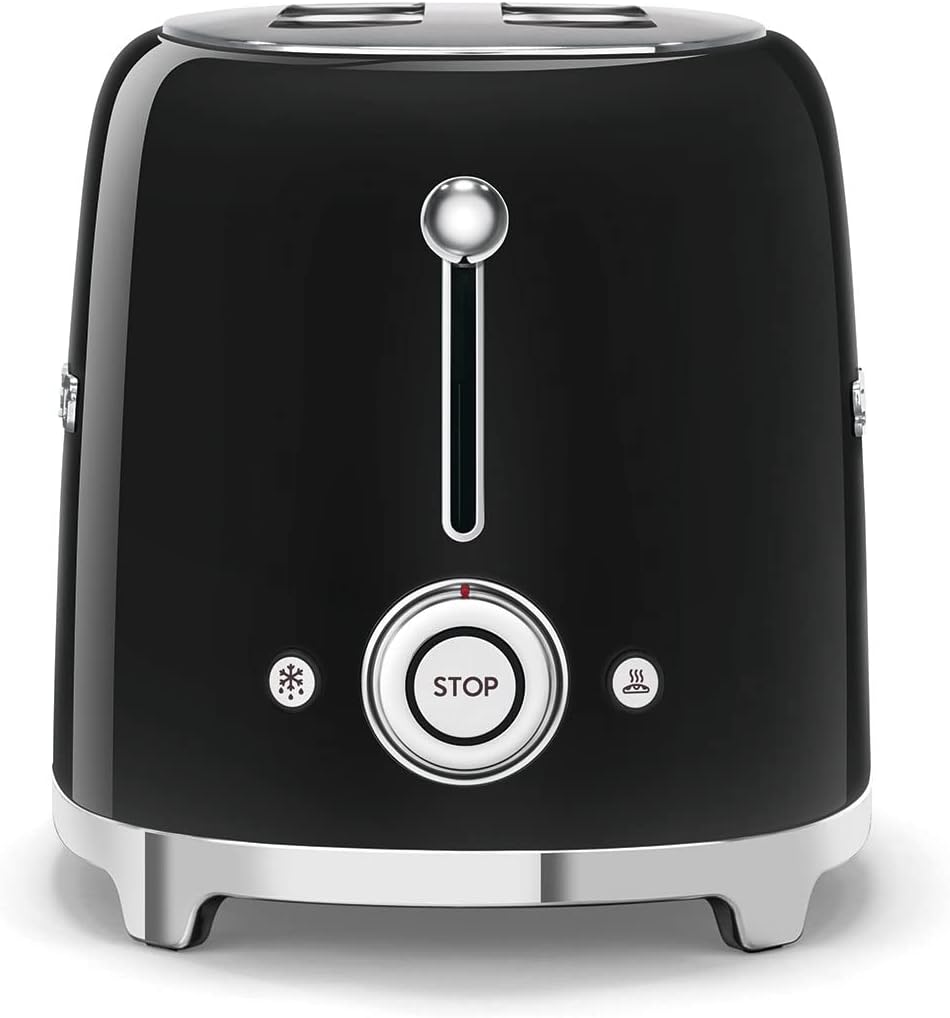 SMEG 2 Slice Retro Toaster (Black)