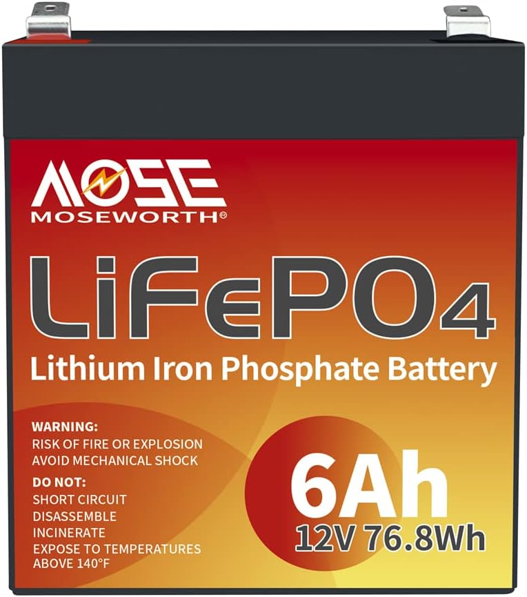 24V Lithium Battery 60Ah Lifepo4 Trolling Motor RV Battery Replacement Built-in BMS Last Longer Replace Your SLA Perfect for Backup Power and Off Grid Applications
