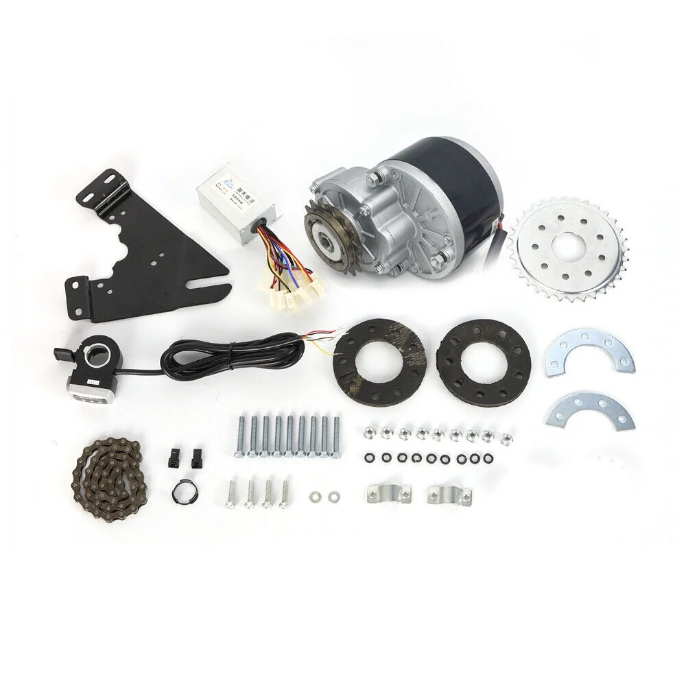 DENEST 24V 250W Electric Bicycle Conversion Kit Left Chain Drive Custom with Freewheel