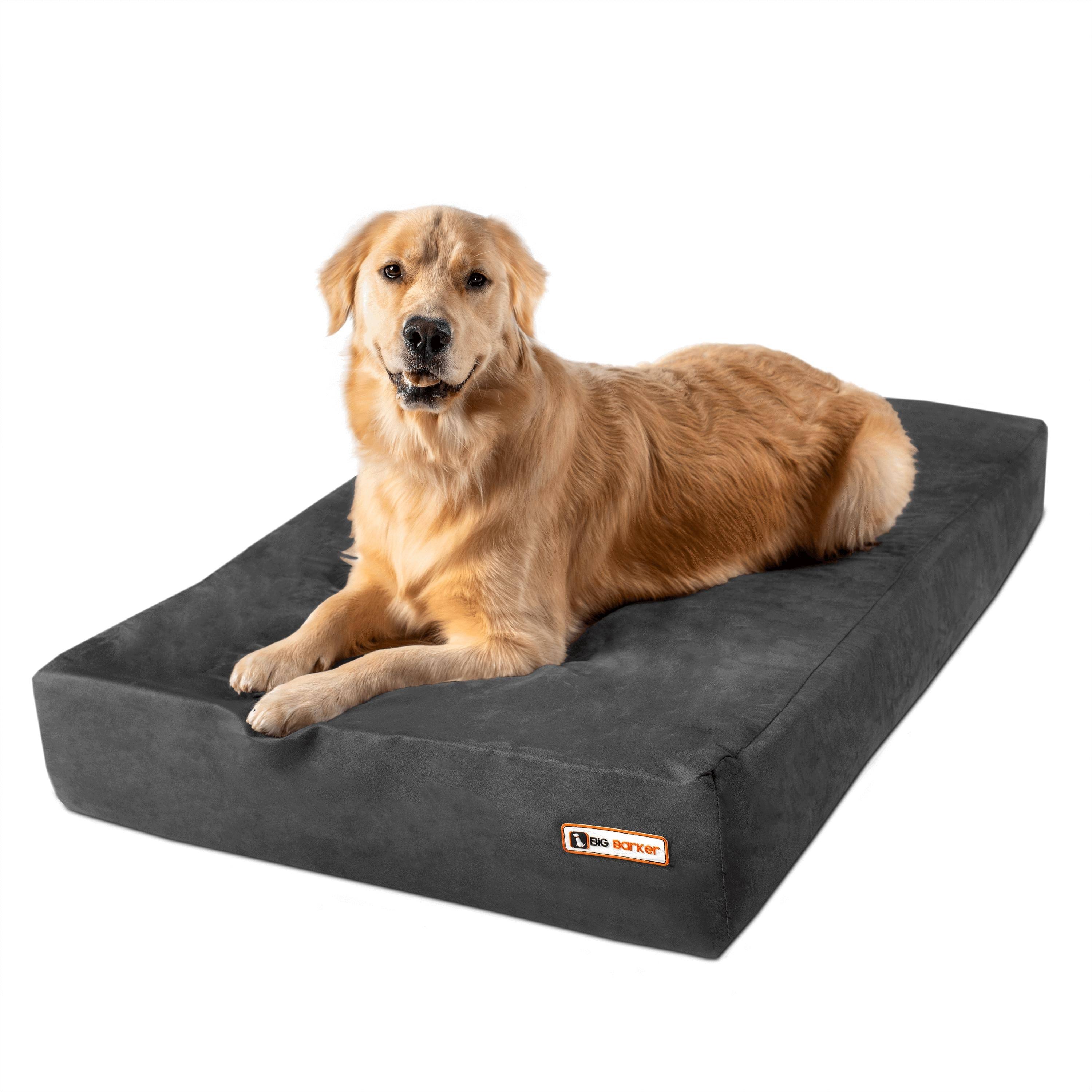 Big Barker 7x22 Orthopedic Dog Bed - Sleek Edition - Charcoal Gray - Large - 48x22 x 30x22 x 7x22