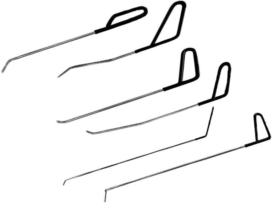 ihreesy Paintless Dent Repair Rod Tool Kit,6PCS Car Paintless Dent Removal Repair Rods Tool Hail Removal Dent Puller Tool Paintless Dent Repair Pack of 2