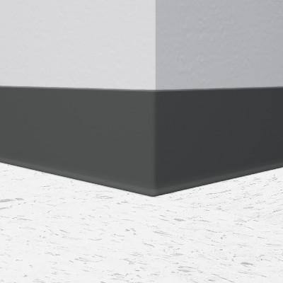 Tarkett / Johnsonite 6x22 Charcoal 20 Duracove Traditional Rubber Wall Base 6x22 x 100& Roll / Cove (with Toe)