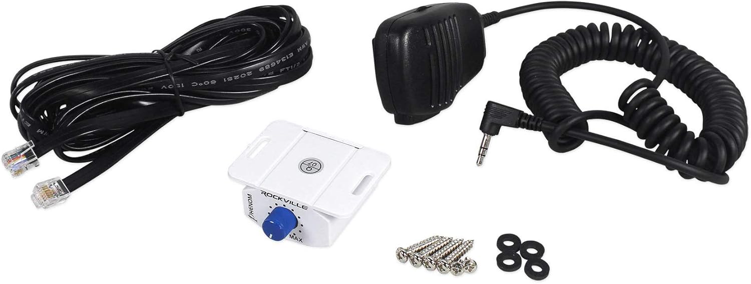 Rockville RXM-S6 Marine/Boat 6 Channel Amplifier 2600 Watt Peak / 660w Dyno-Certified RMS with Status Mode LED Indicator