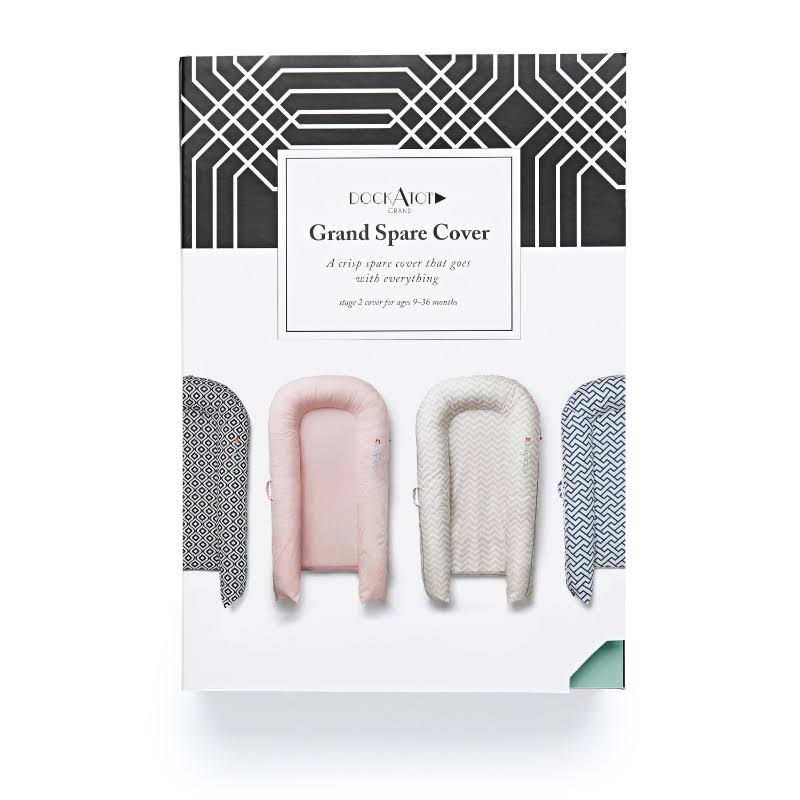 DockATot Grand Cover - Silver Lining (Chevron)