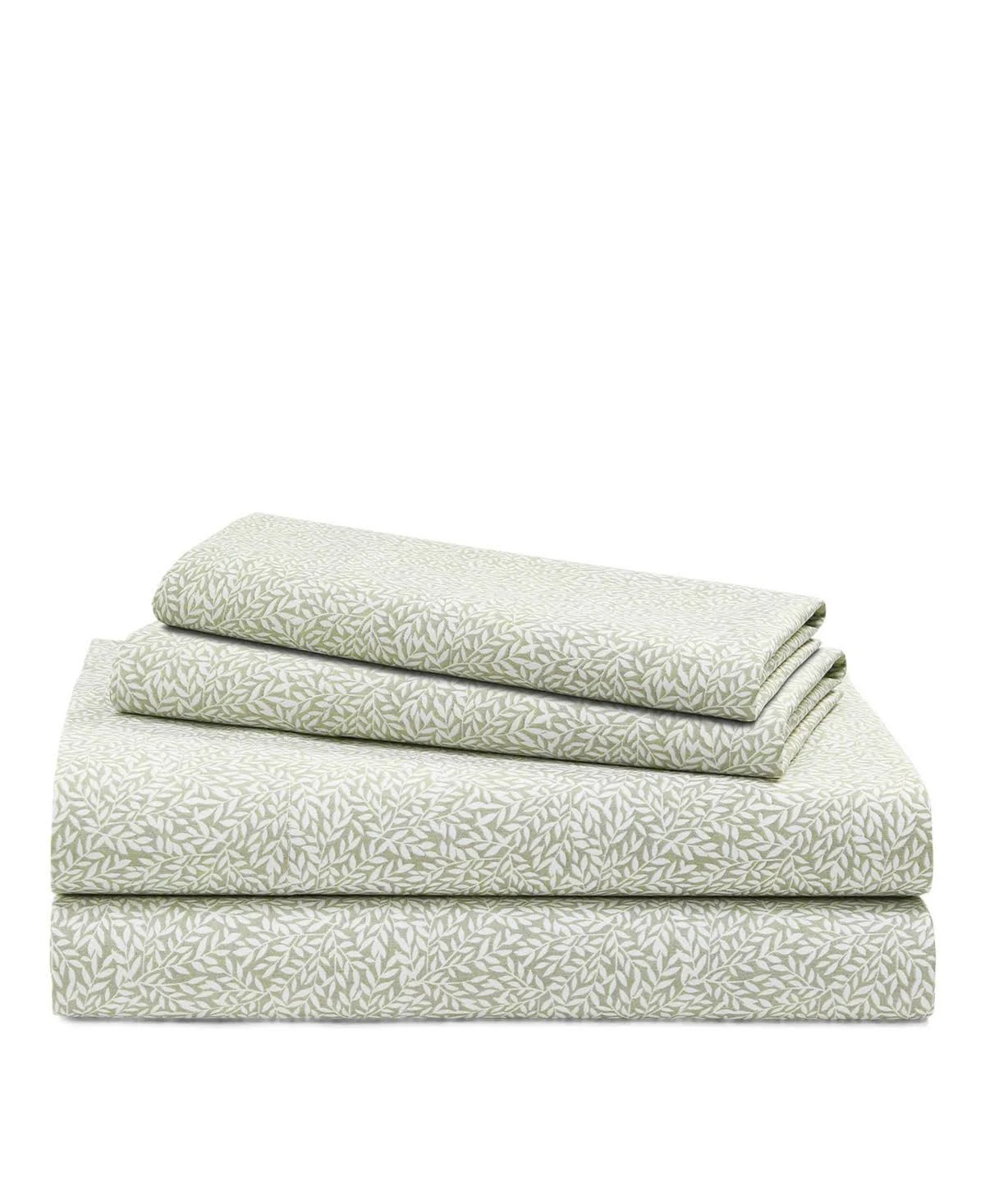 Lauren Ralph Lauren Spencer Leaf California King Sheet Set - Sage