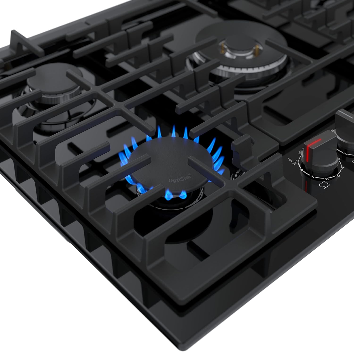 Bosch NGM8048UC Black Stainless Steel Gas Cooktop