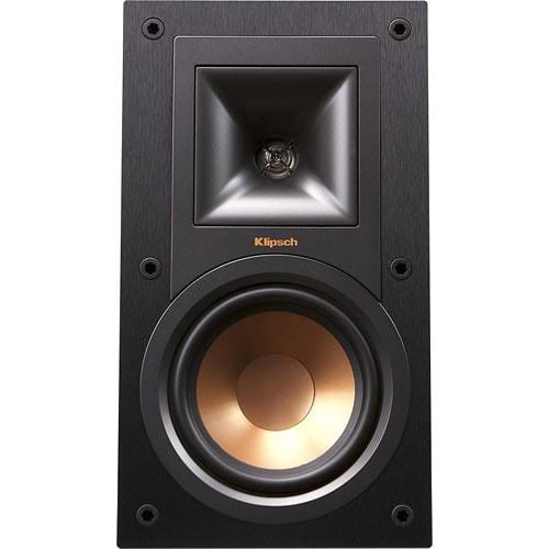 Klipsch Reference 2-Way Bookshelf Speakers with 5.25" Woofers - Black (R-15M) - Megean