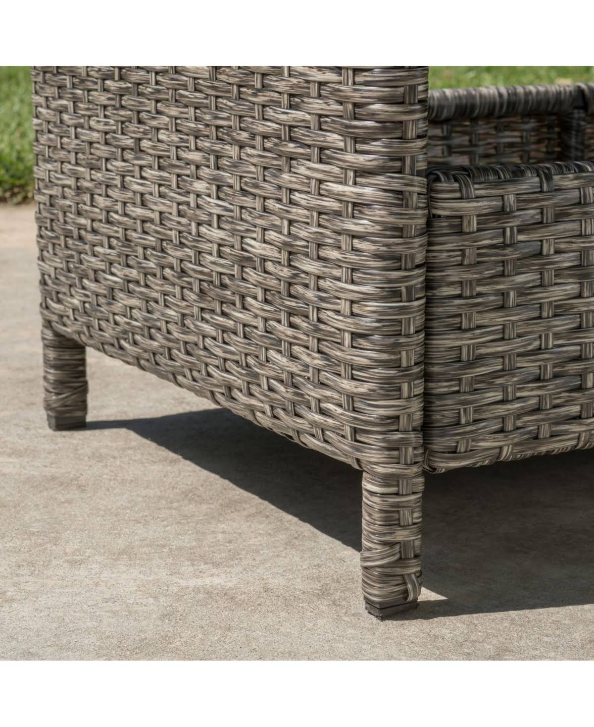 45x22 Black and Ivory Outdoor Patio Bar Cart with Wheels