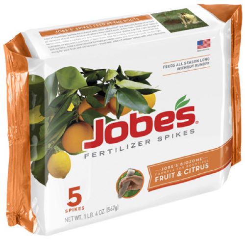 Jobe's 01002 5-Pack of 9-12-12 Fruit Tree Fertilizer Spikes - Quantity of 6