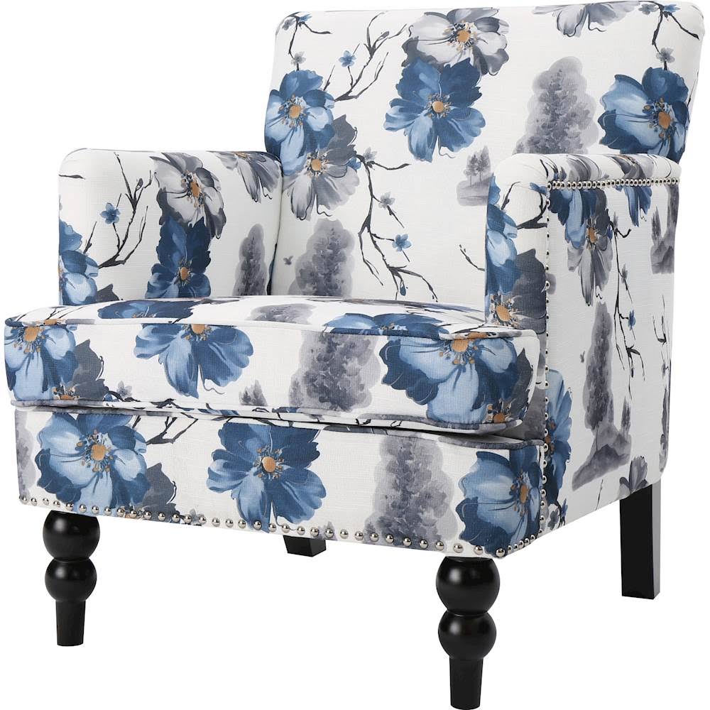 Noble House - Drewsey Fabric Club Chair - Floral