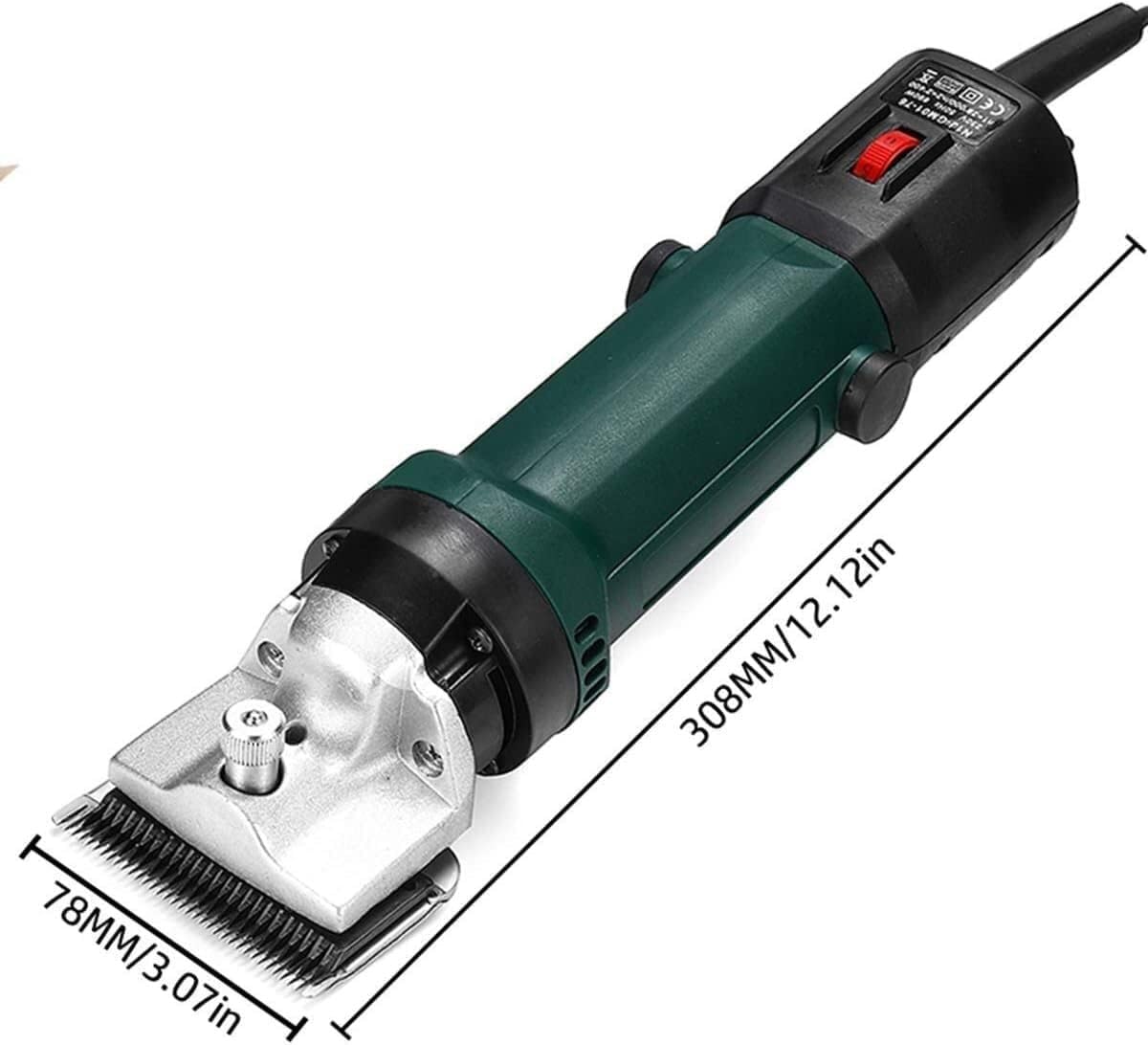 Electric Wool Shears Wool Shears for Sheep Shearing Professional Cattle, Sheep and Goat Shears Pet Hair Trimmer with 6 Speeds