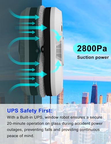 Window Cleaning Robot Outdoor Window Cleaner Tool Cleaner Robot with Dual Spray HCR-18