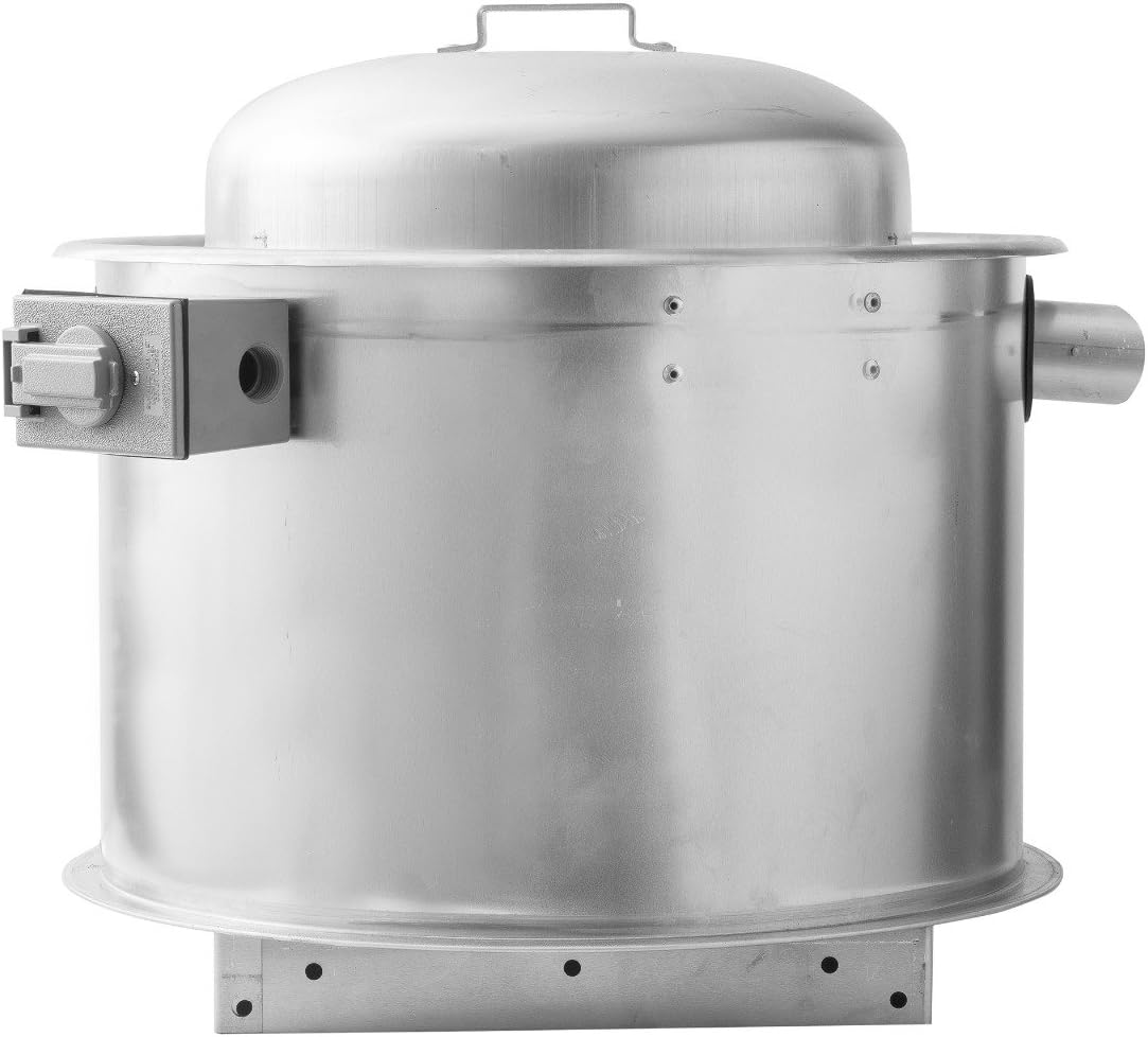 HOODMART Exhaust Fan for Kitchen Hood | 1000 CFM High Speed Direct Drive Fan for Restaurant and Food Truck | Single Phase Motor with Variable Speed Control | Made in USA