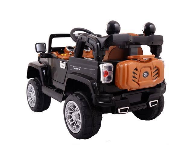 Tobbi Kids Ride on Jeep Style Truck 12V Battery Powered Electric Car w/Remote Control Black