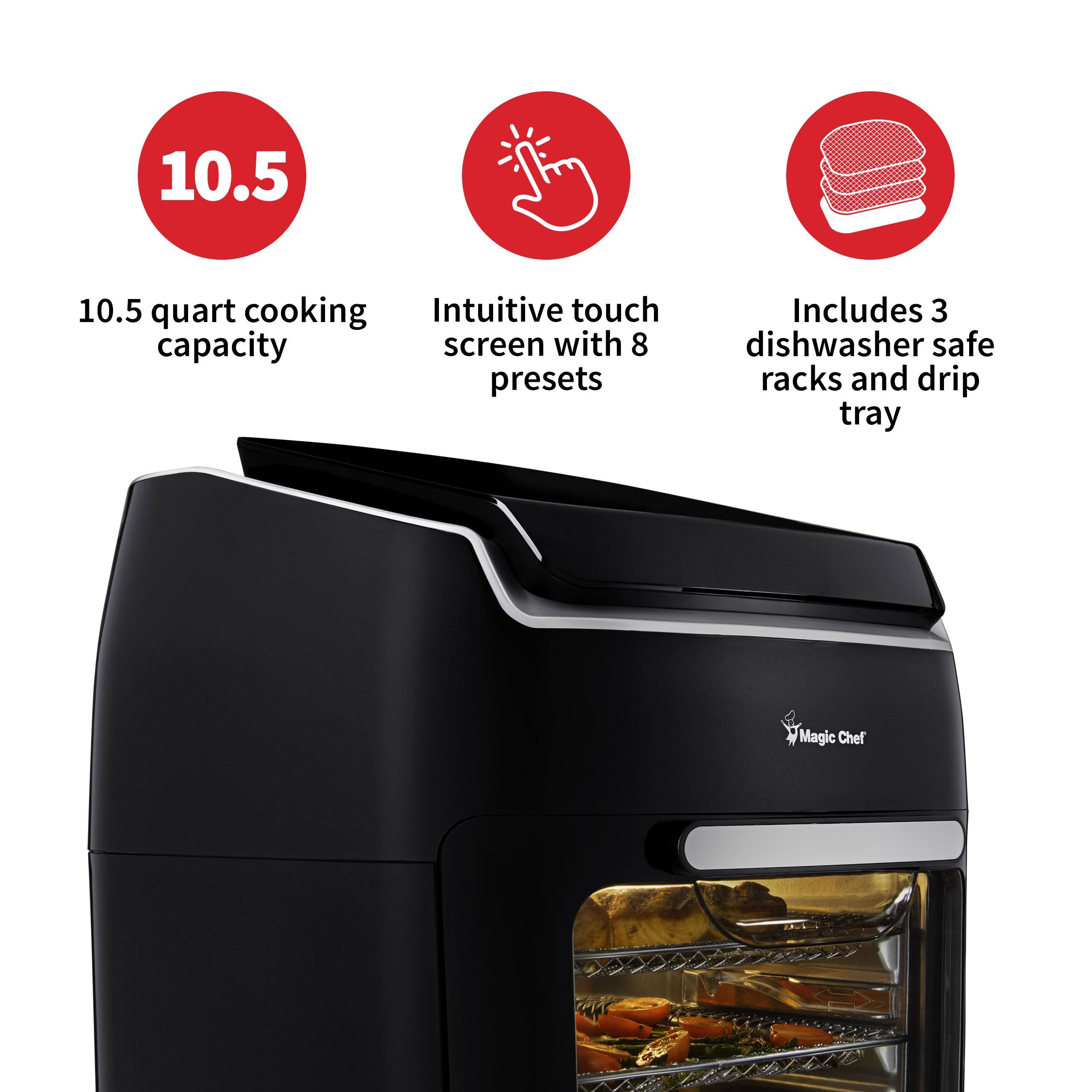 Magic Chef MAF105BKD0 Air Fryer Oven
