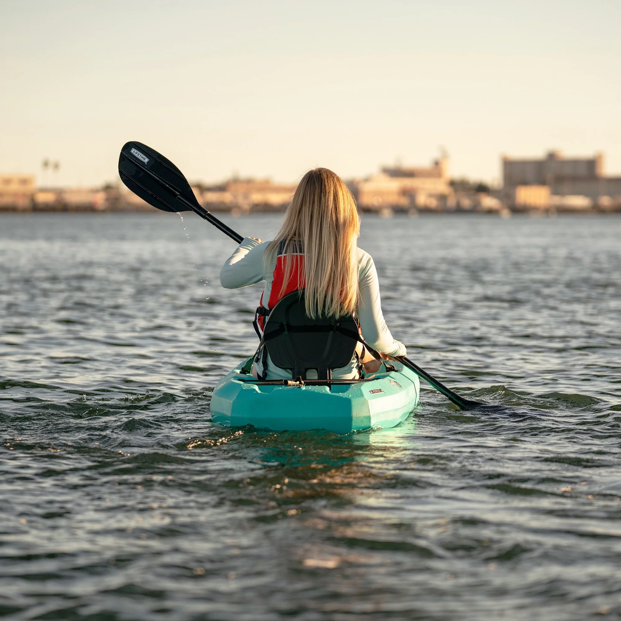 Lifetime Daylite 8 ft Sit-on-top Kayak (Paddle Included), Dark Blue