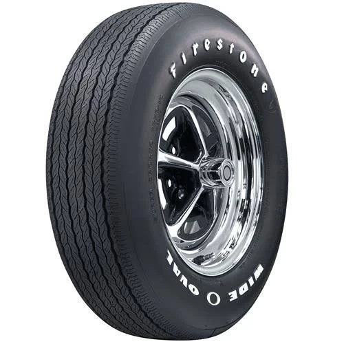 Coker Tire 62510 Firestone Wide Oval Tire, RWL, FR60-15