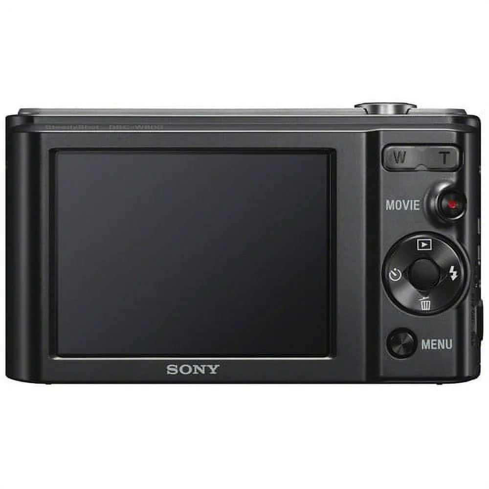 Sony Cyber-Shot DSC-W800 Digital Camera (Black) + 32GB Memory Card + Deal-Expo Deluxe Bundle