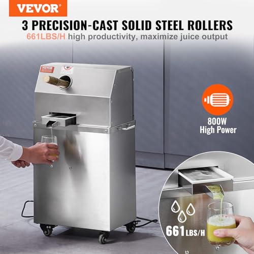 VEVOR Commercial Sugar Cane Juicer