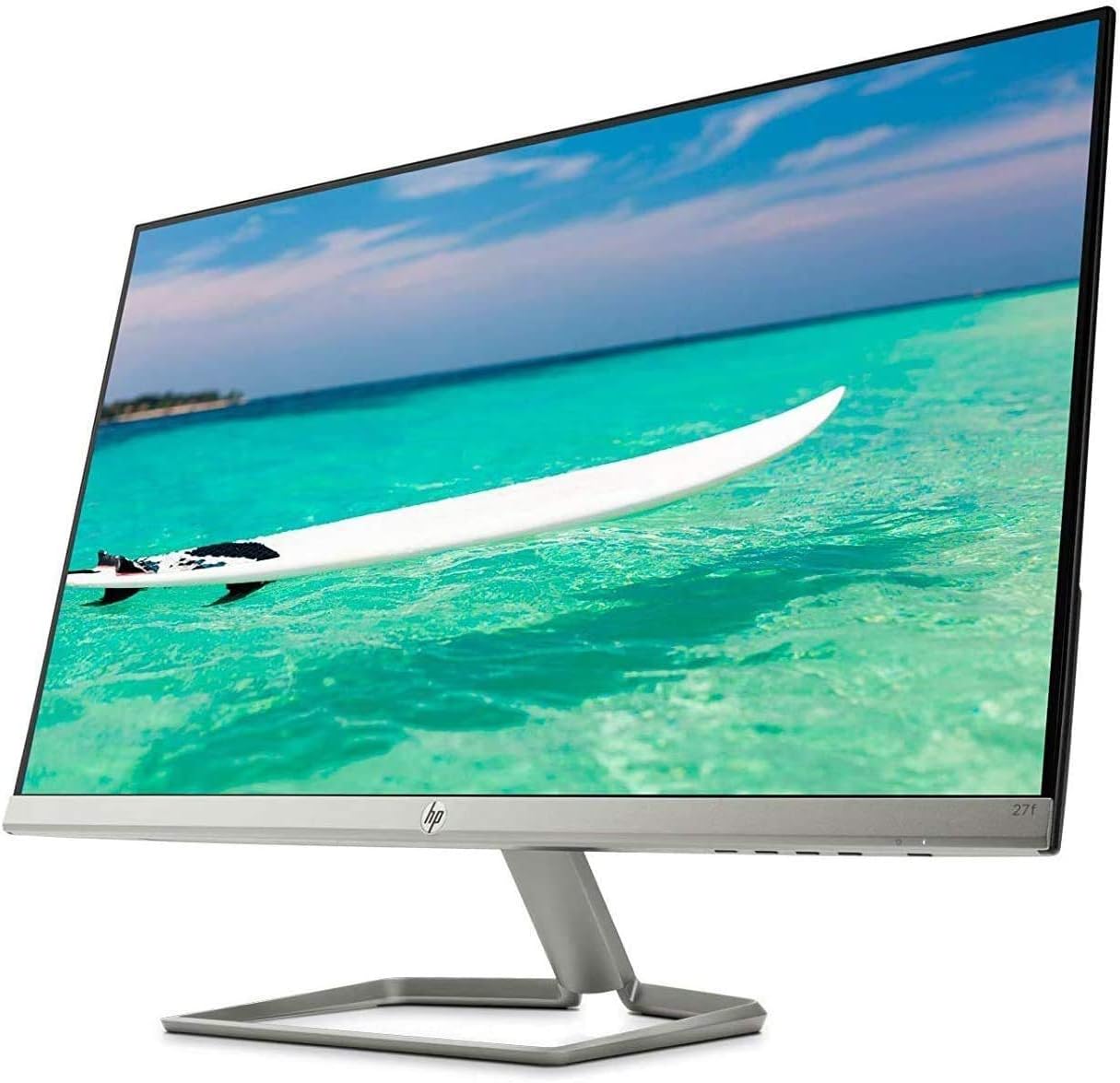 2022 Premium HP 24f 75Hz 24 Widescreen IPS LED FHD 1080P Anti-Glare Monitor for Business and Student, 5 ms Response Time, FreeSync, HDMI VGA, 178°, AllyFlex HDMI Cable