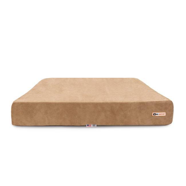 Big Barker 7x22 Orthopedic Dog Bed - Sleek Edition - Khaki - 48x22 x 30x22 x 7x22
