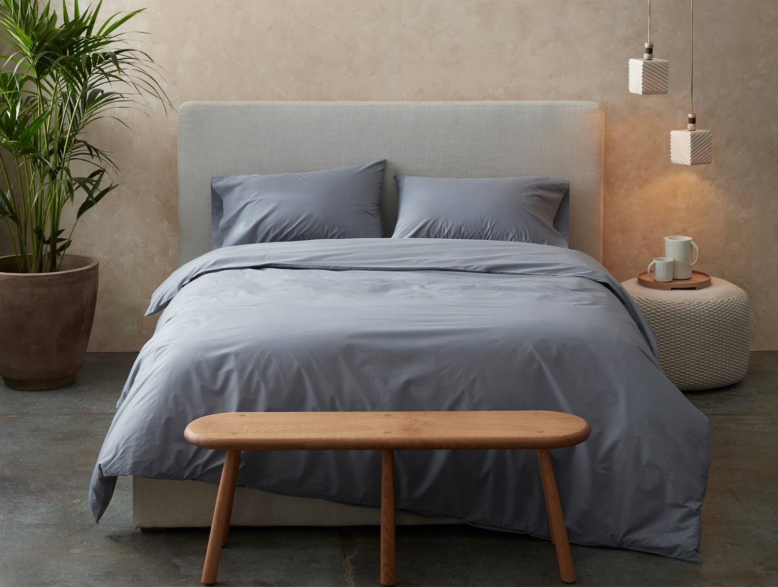 Coyuchi 300 Thread Count Organic Percale Fitted Sheet, Twin, Natural