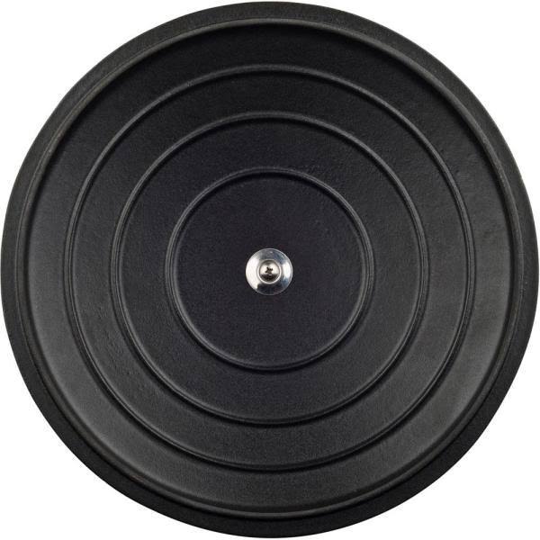 La Cuisine Pro 6-Piece Round Cast Iron Casserole Set with Cream Enamel Finish