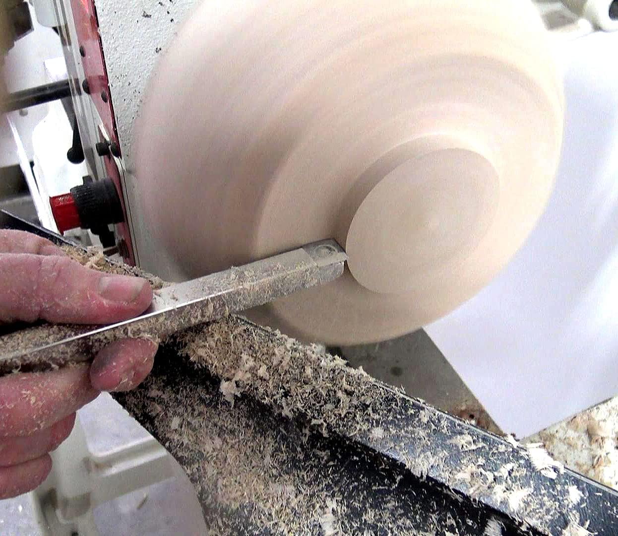 Simple Woodturning Tools Carbide Lathe Turning Tool Set of 3 Full Size with 17" Foam Grip Handles, USA Made