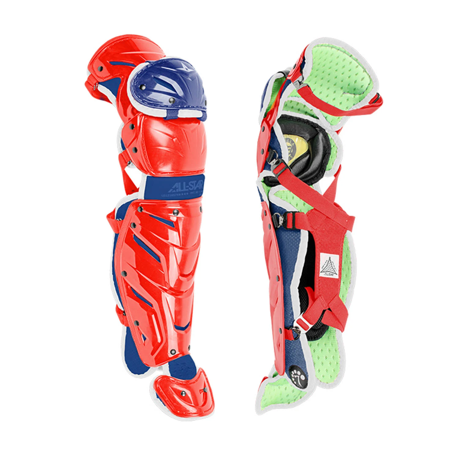 All Star Intermediate System7 Axis USA Pro Catcher&s Set Red/White/Blue