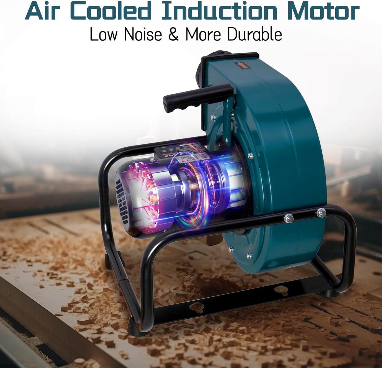 Dust Collector 1HP 600CFM Induction Motor Wall Mount Dust Collectors for Woodworking 13 Gallon Bag 30 Micron Dust Collection