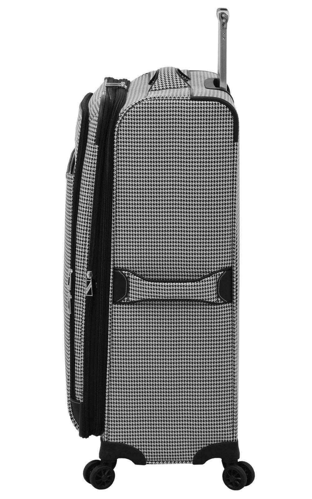 London Fog Cambridge II Carry On Spinner - 20x22 - Black/White