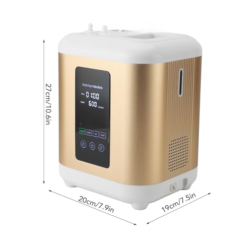 Hydrogen Machine 600ml min for Inhalation, Hydrogen Water Generator with Quiet Operation, PEM Water Electrolysis Ionizer