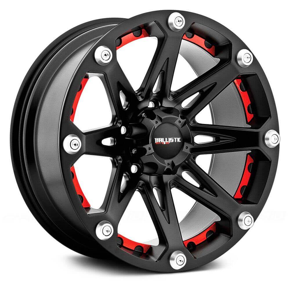 Ballistic 814 Jester 18x9 6x139.7 Offset +00 Flat Black