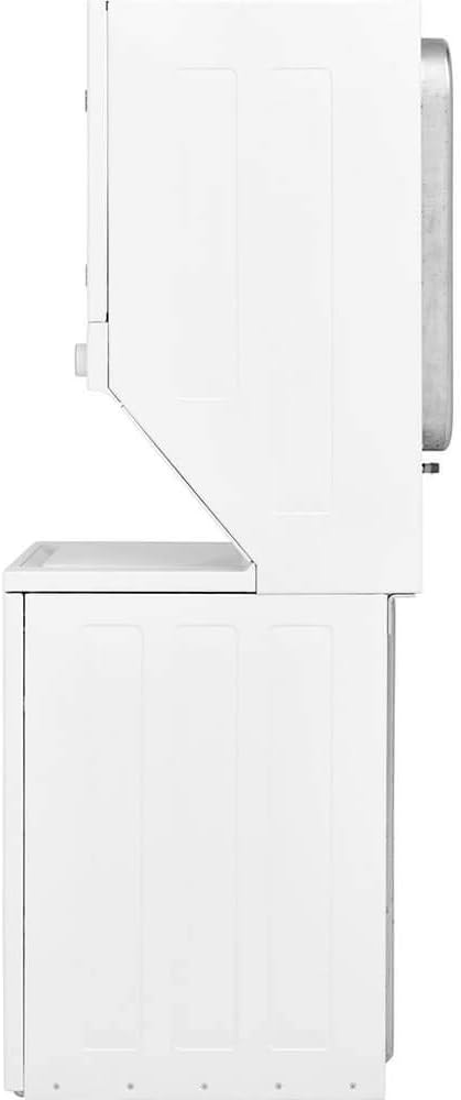 Frigidaire FFLE3900UW 27 Laundry Center with 3.9 cu. ft. Washer Capacity 5.5 cu. ft. Dry Capacity 10 Wash Cycles 6 Electric Dry Cycles in White