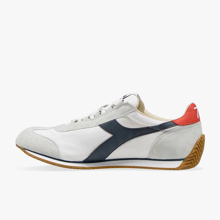 Diadora Equipe H Canvas Stone Wash White