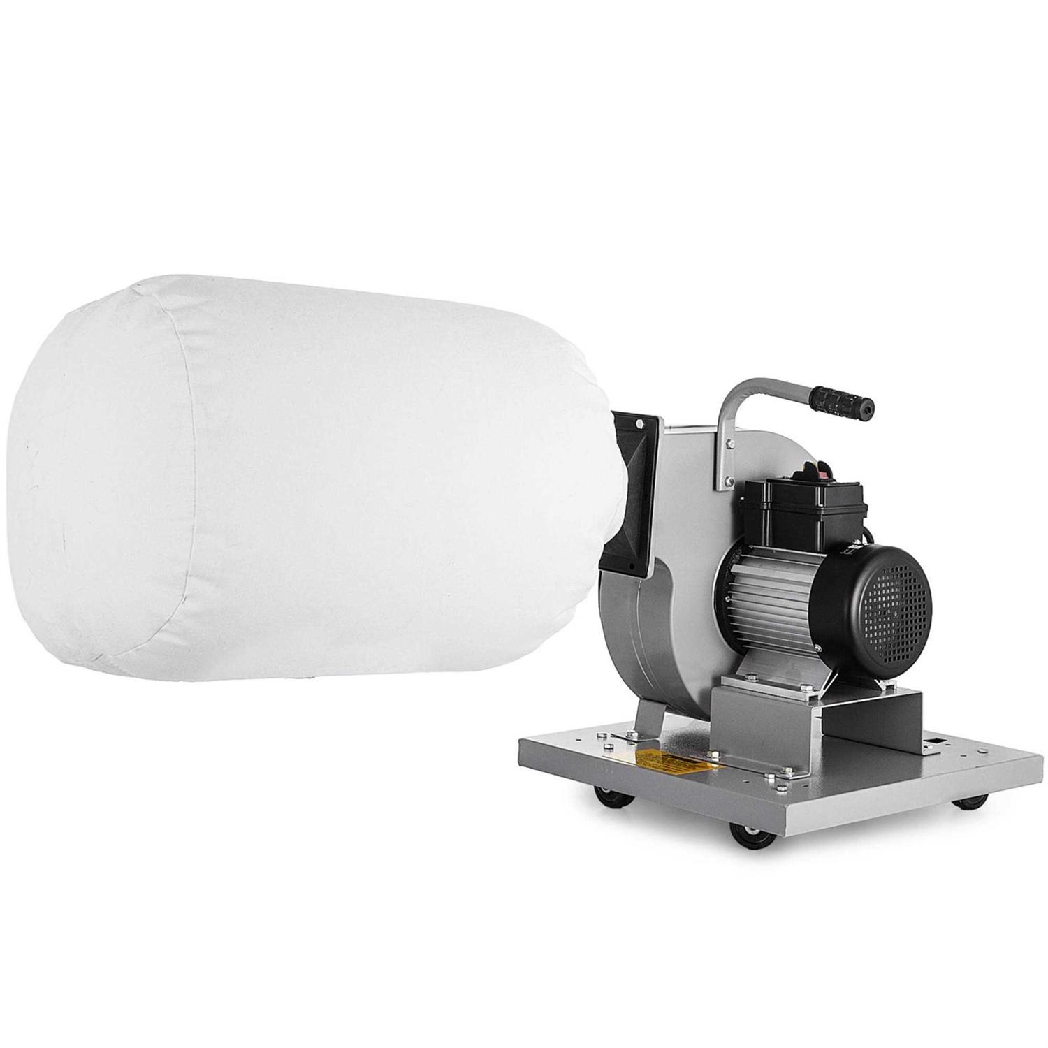 VEVOR 1HP Dust Collector 537 CFM Wheeled Jet Dust Collection Potable 15-Gallon Bag Dust Collector - Shop Hardware Tools Online Store